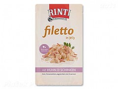 Kapsička RintiPlus kuře + šunka (150g) 